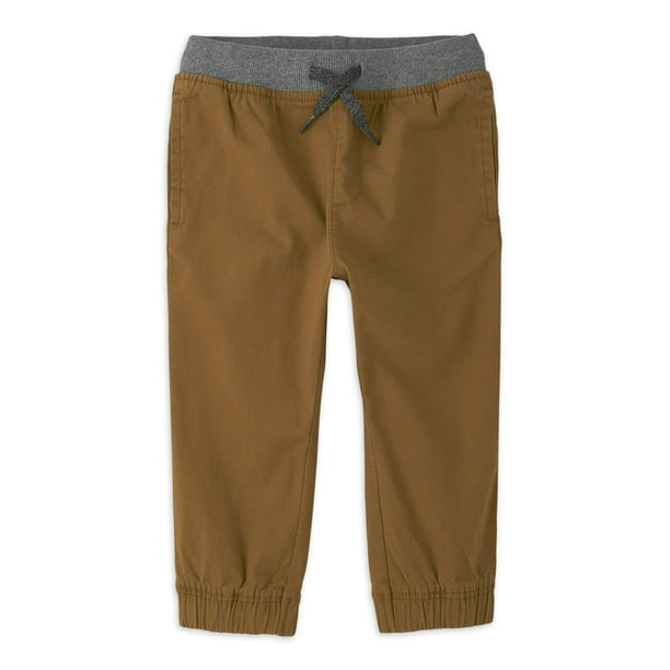 6-9MONTHS The Childrens Place Baby Boys Jogger Shorts Olive Press